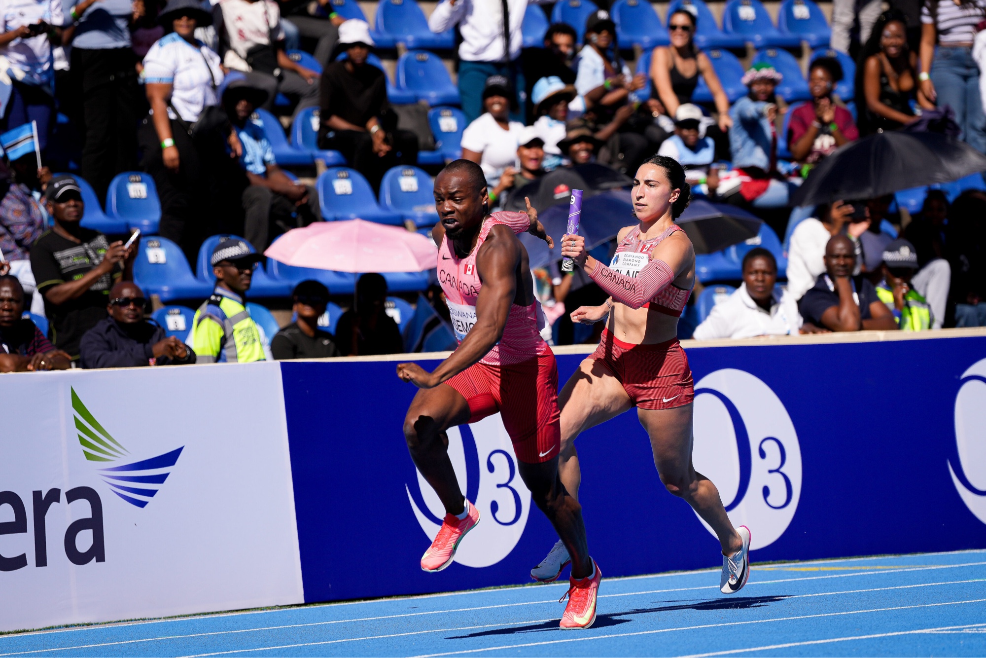 Baton handoff