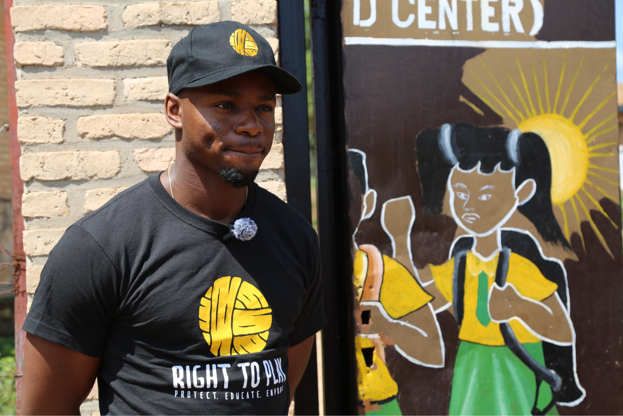 Right To Play programming with kids