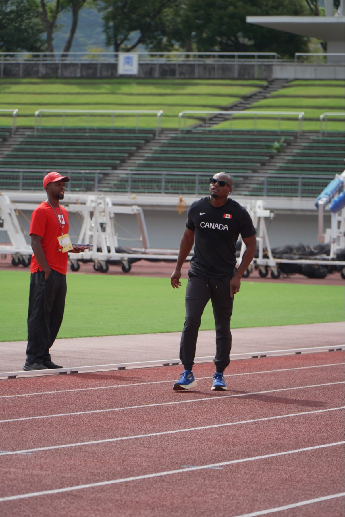 Duan Asemota training content shoot